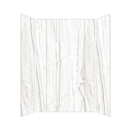 SMTWKEC603696-KI31G Trinity Eco 60-in x 36-in x 96-in 3-Piece Shower Wall Kit, Sabana Grey (Glossy)