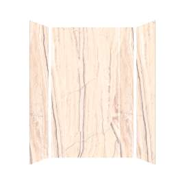 SMTWKEC603696-KI32H Trinity Eco 60-in x 36-in x 96-in 3-Piece Shower Wall Kit, Sabana Creme (Honed)