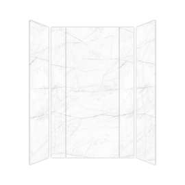 SMTWKEC603696-KI58H Trinity Eco 60-in x 36-in x 96-in 3-Piece Shower Wall Kit, Everest (Honed)