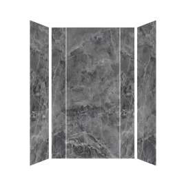 SMTWKEC603696-KI63G Trinity Eco 60-in x 36-in x 96-in 3-Piece Shower Wall Kit, Storm (Glossy)