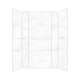 SMTWKECT603696-KI58G Trinity Eco 60-in x 36-in x 96-in Foldable 5-Piece Shower Wall Kit, Everest (Glossy)