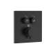 SMVAT2S-MB ArgoTherm Two Function Square Thermostatic Valve And Trim With Push Buttons, Matte Black