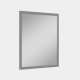 SMVM2434-MR-FR02-LG 24-in x 34-in Latitude Framed Vanity Mirror, Light Grey