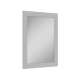 SMVM2434-MR-FR01-LG 24-in x 34-in Remington Framed Vanity Mirror, Light Grey