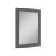 SMVM2434-MR-FR01-SG 24-in x 34-in Remington Framed Vanity Mirror, Smokey Grey