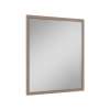 SMVM3034-MR-FR02-TW 30-in x 34-in Latitude Framed Vanity Mirror, Tan Wood