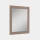 SMVM3034-MR-FR01-TW 30-in x 34-in Remington Framed Vanity Mirror, Tan Wood