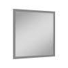 SMVM3634-MR-FR02-LG 36-in x 34-in Latitude Framed Vanity Mirror, Light Grey