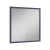 SMVM3634-MR-FR02-NB 36-in x 34-in Latitude Framed Vanity Mirror, Navy Blue