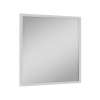 SMVM3634-MR-FR02-WH 36-in x 34-in Latitude Framed Vanity Mirror, White
