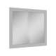 SMVM3634-MR-FR01-LG 36-in x 34-in Remington Framed Vanity Mirror, Light Grey
