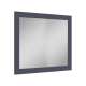 SMVM3634-MR-FR01-NB 36-in x 34-in Remington Framed Vanity Mirror, Navy Blue