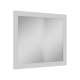 SMVM3634-MR-FR01-WH 36-in x 34-in Remington Framed Vanity Mirror, White