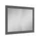 SMVM4234-MR-FR01-SG 42-in x 34-in Remington Framed Vanity Mirror, Smokey Grey
