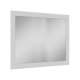 SMVM4234-MR-FR01-WH 42-in x 34-in Remington Framed Vanity Mirror, White