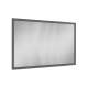 SMVM5434-MR-FR02-SG 54-in x 34-in Latitude Framed Vanity Mirror, Smokey Grey