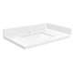 SMVT31-36.75x22-1RU-C01 Mini Custom Quartz 31-36.75-in x 22-in Vanity Top with Hensley Bowl, Mia White