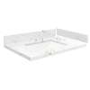 SMVT25-30.75x22-1RU-M40 Mini Custom Quartz 25-30.75-in x 22-in Vanity Top with Hensley Bowl, Awaken Gold