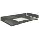 SMVT37-42.75x22-1KU-M20 Mini Custom Quartz 37-42.75-in x 22-in Vanity Top with Vail Bowl, Marble Grey