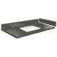 SMVT43-48.75x22-1RU-M20 Mini Custom Quartz 43-48.75-in x 22-in Vanity Top with Hensley Bowl, Marble Grey