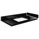 SMVT43-48.75x22-1RU-M30 Mini Custom Quartz 43-48.75-in x 22-in Vanity Top with Hensley Bowl, Black Carrara