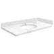 SMVT43-48.75x22-1MU-M40 Mini Custom Quartz 43-48.75-in x 22-in Vanity Top with Millwood Bowl, Awaken Gold