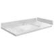 SMVT37-42.75x22-1KU-M50 Mini Custom Quartz 37-42.75-in x 22-in Vanity Top with Vail Bowl, Misty Grey