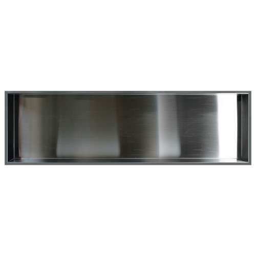 SMSTH4614-SS-M 46-in x 4-in x 14-in Recessed Stainless Steel Horizontal Shower Storage Pod
