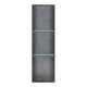 SMSTV4614-AS 14-in x 4-in x 46-in Recessed Stainless Steel Vertical Shower Storage Pod With Two Shelves, Antique Silver