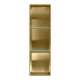 SMSTV4614-CB 14-in x 4-in x 46-in Recessed Stainless Steel Vertical Shower Storage Pod With Two Shelves, Champagne Bronze