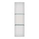 SMSTV4614-GR 14-in x 4-in x 46-in Recessed Stainless Steel Vertical Shower Storage Pod With Two Shelves, Grey