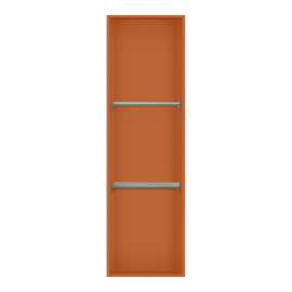 SMSTV4614-VC 14-in x 4-in x 46-in Recessed Stainless Steel Vertical Shower Storage Pod With Two Shelves, Venetian Copper