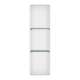 SMSTV4614-WH 14-in x 4-in x 46-in Recessed Stainless Steel Vertical Shower Storage Pod With Two Shelves, White