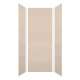 SMMW4K363696-28V Monterey 36-in x 36-in x 96-in Glue To Wall 3-Piece 4mm Shower Wall Kit, Butternut (Velvet Smooth Finish)