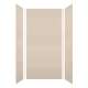 SMMW4K483696-28V Monterey 48-in x 36-in x 96-in Glue To Wall 3-Piece 4mm Shower Wall Kit, Butternut (Velvet Smooth Finish)