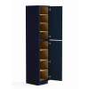 SMU189624R-ASM-FR01-NB Framington 18-in x 24-in x 96-in Assembled Remington Two Door Tall Utility Cabinet With Right-Hand Opening Door, Navy Blue
