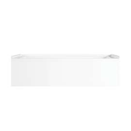 60-in x 30-in x 20-in Alcove Acrylic Bathtub