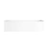 SMUATLN603220-L Unabella 60-in x 32-in x 20-in Alcove Acrylic Bathtub With Left Hand Drain, White (Gloss)