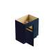 SMV3321DR-2D-RTA-FR02-NB Framington 33-in x 21-in x 35-in Ready to Assemble Latitude Vanity Combo Base Cabinet With Two Drawers on Right, Navy Blue