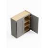 SMW3030-RTA-FR01-LG Framington 30-in x 12-in x 30-in Ready To Assemble Remington Double Door Wall Cabinet, Light Grey