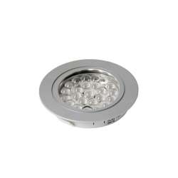 HD LED 24V 1.65W Recess-Surface Puck Light Aluminum