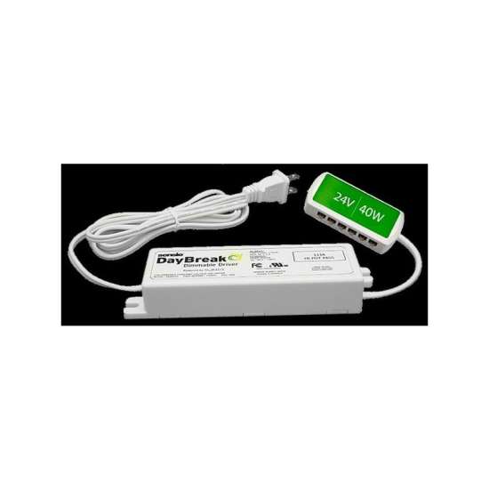 24V 40W Dimmable Driver with 12 Port Connector Block