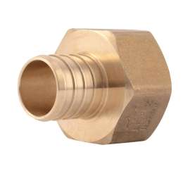 UC094LFA ADAPTER 1 BRASS THREAD UC094LFA PEX BARBXFNPT LEAD FREE