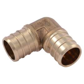 UC256LFA5 ELBOW 3/4 BRASS UC256LFA5 5/PACK PEX BARBXBARB LEAD FREE