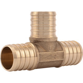 UC374LFA TEE 1 BRS UC374LFA PEX BARBXBARBXBARB LEAD FREE