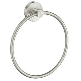 Towel Ring in Brushed Nickel