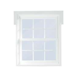 Vinyl Window Trim Kit in White