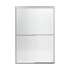 42.62-in to 47.62-in W x 69.68-in H Sliding Shower Door in Nickel with Clear Glass