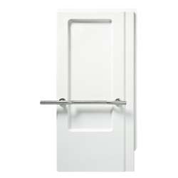 40-5/8-in x 65-1/4-in Shower Back Wall in White