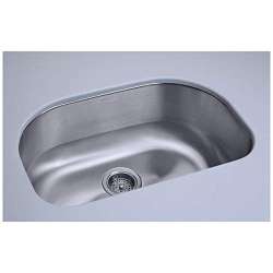 Cinch 26-in. Single Bowl Undermount 18 Gauge Stainless Steel Kitchen Sink